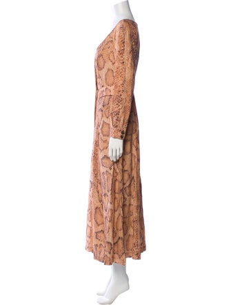 Mara Hoffman Animal Print Long Dress
