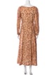 Mara Hoffman Animal Print Long Dress