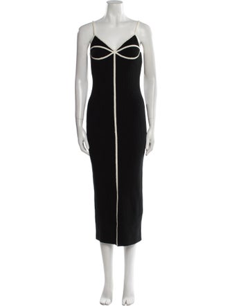 Mara Hoffman V-Neck Midi Length Dress