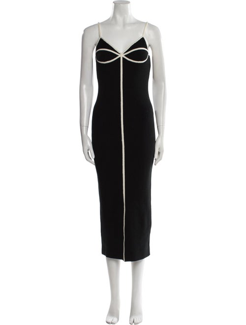 Mara Hoffman V-Neck Midi Length Dress