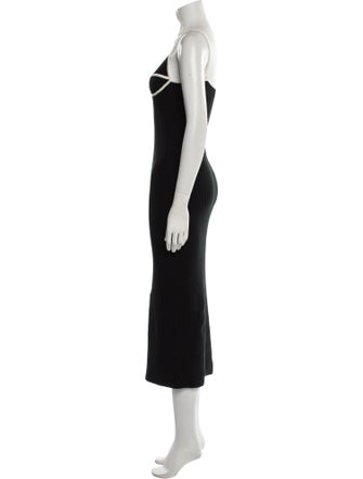 Mara Hoffman V-Neck Midi Length Dress