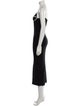 Mara Hoffman V-Neck Midi Length Dress