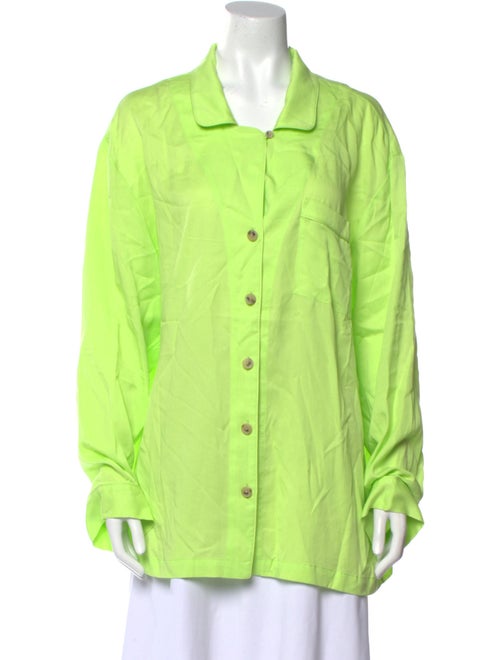 Mara Hoffman Long Sleeve Button-Up Top