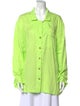 Mara Hoffman Long Sleeve Button-Up Top