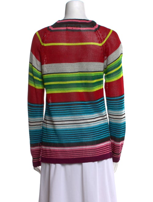 Mara Hoffman Striped V-Neck Sweater