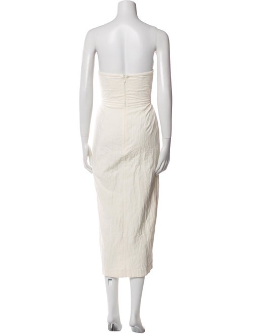 Mara Hoffman Strapless Midi Length Dress