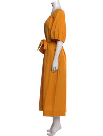 Mara Hoffman V-Neck Long Dress