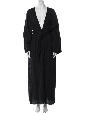 Mara Hoffman V-Neck Long Dress