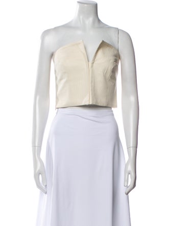 Mara Hoffman Strapless Crop Top