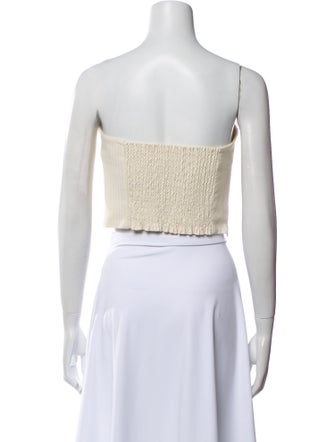 Mara Hoffman Strapless Crop Top