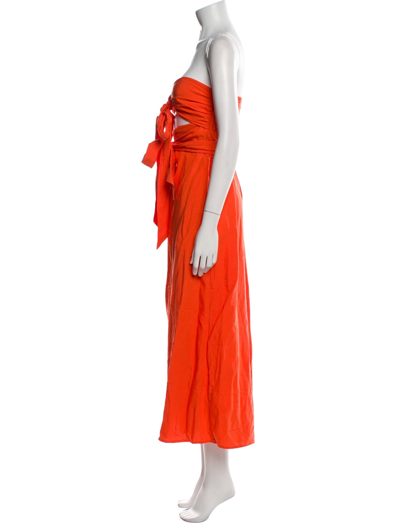 Mara Hoffman Strapless Midi Length Dress