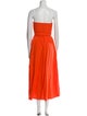 Mara Hoffman Strapless Midi Length Dress
