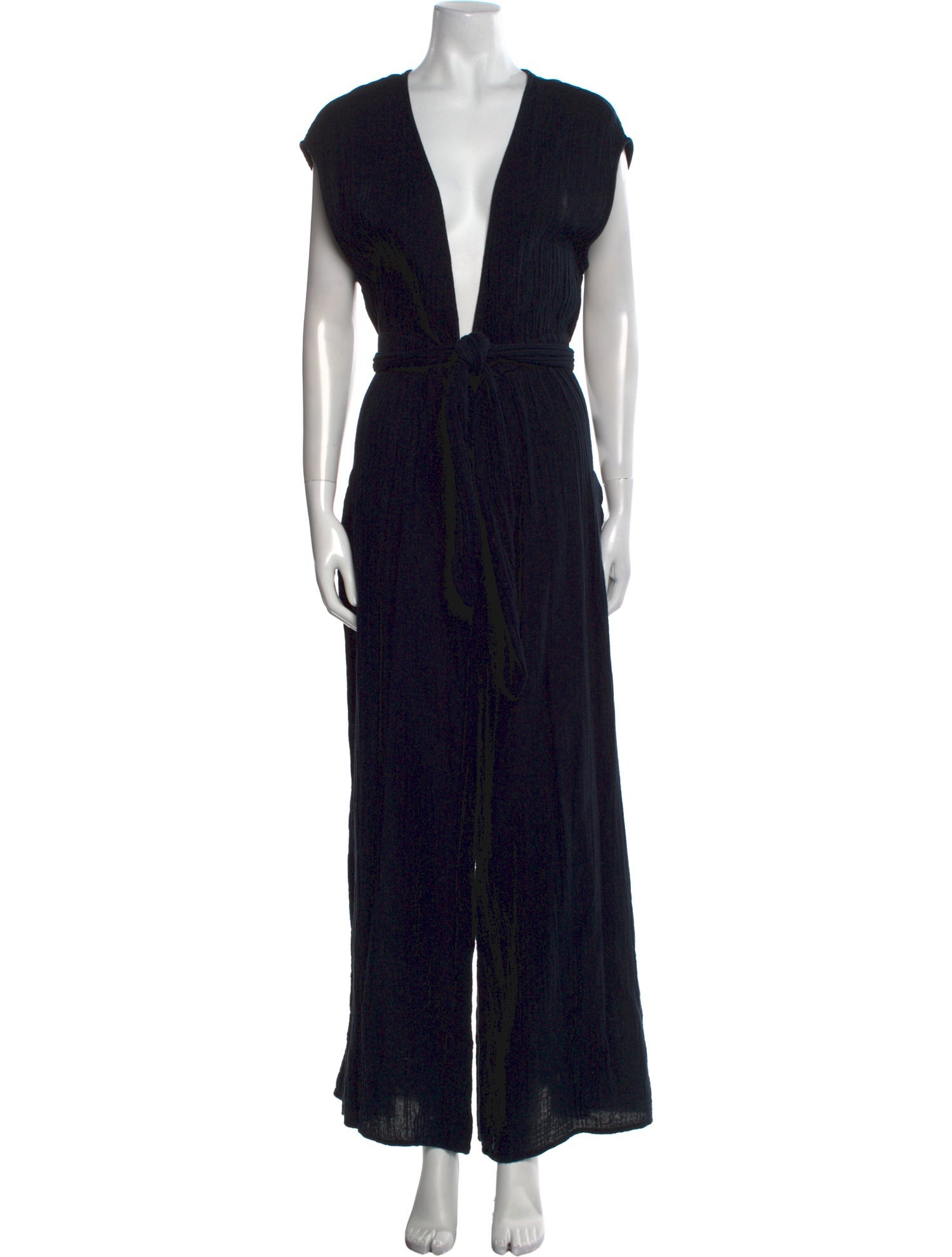 Mara Hoffman Plunge Neckline Jumpsuit