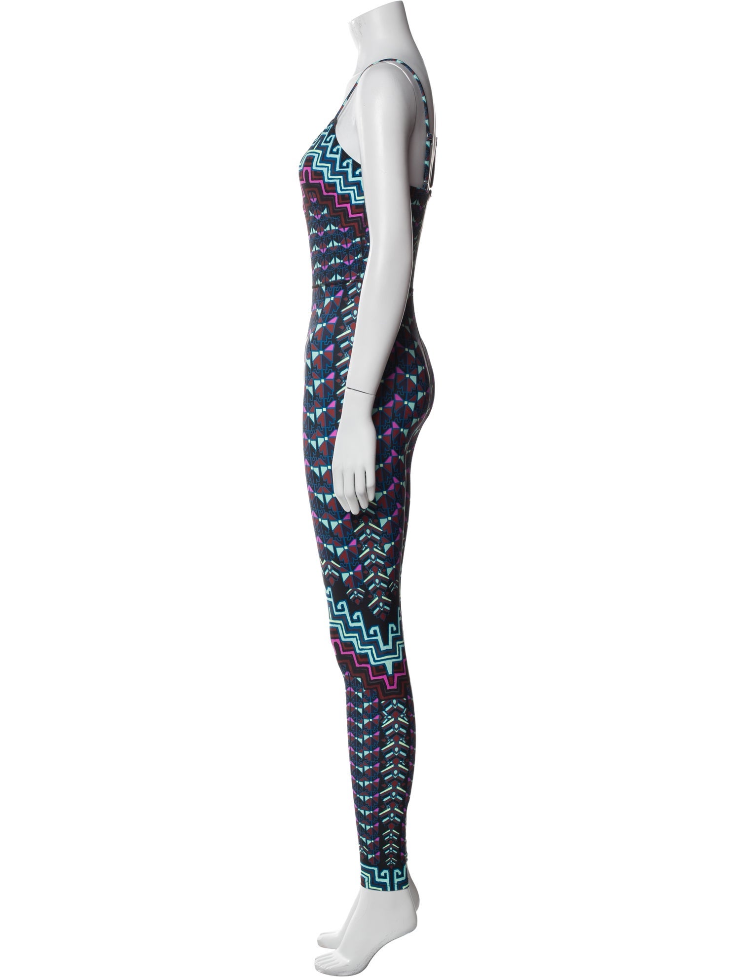 Mara Hoffman Printed Scoop Neck Jumpsuit
