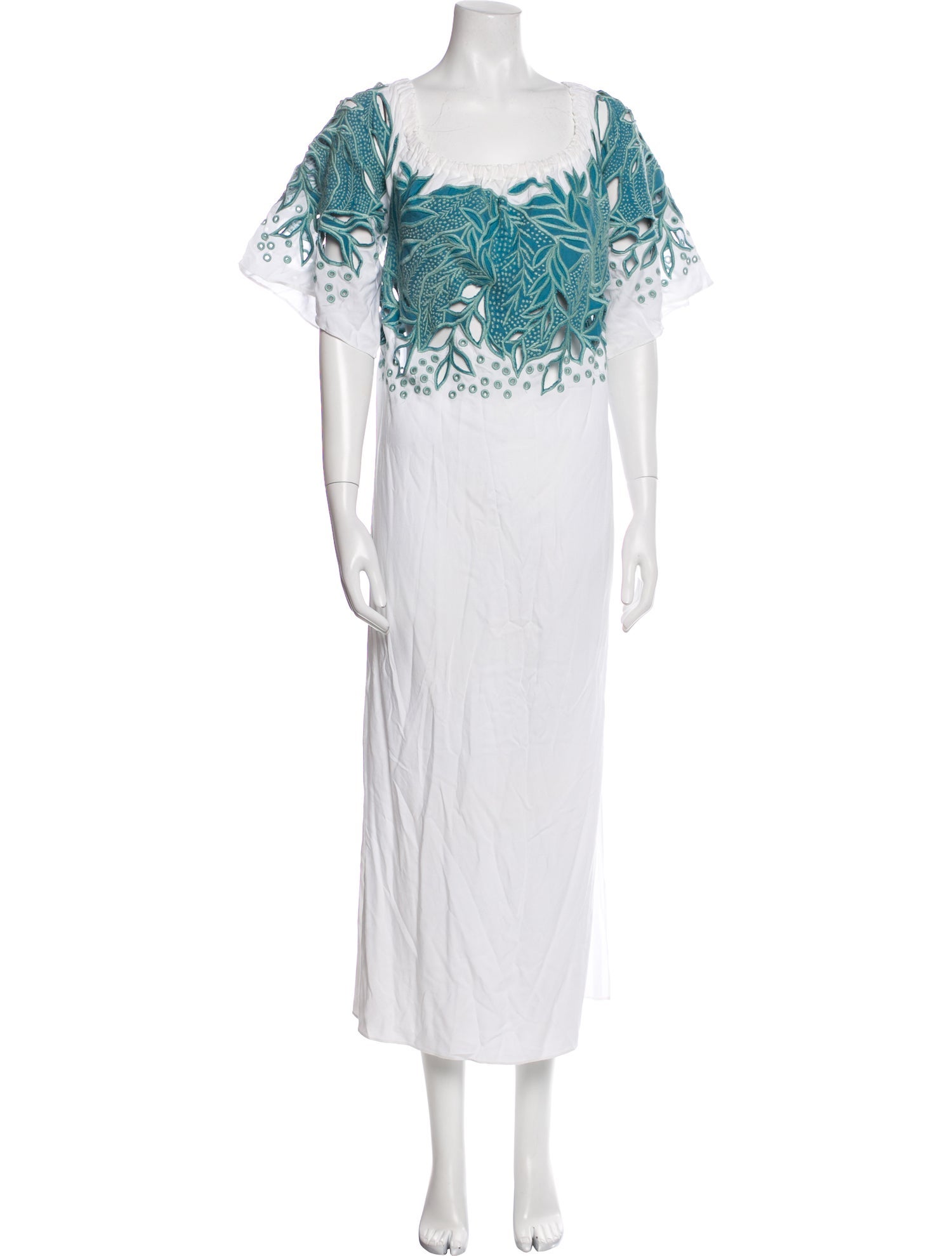 Mara Hoffman Graphic Print Cutout Accent Cover-Up