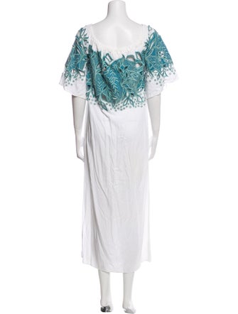 Mara Hoffman Graphic Print Cutout Accent Cover-Up