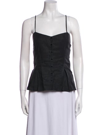 Mara Hoffman Square Neckline Sleeveless Top
