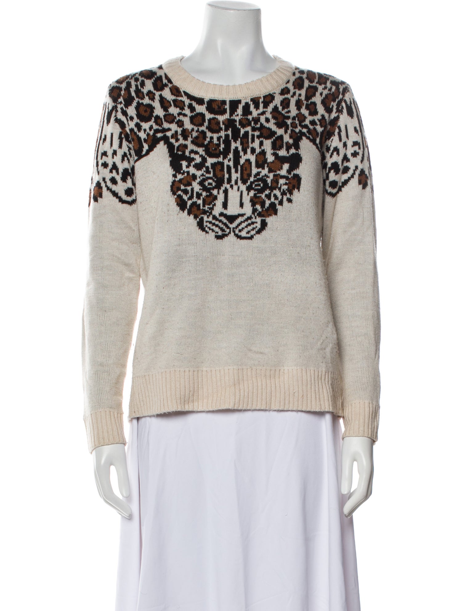 Mara Hoffman Printed Crew Neck Sweater