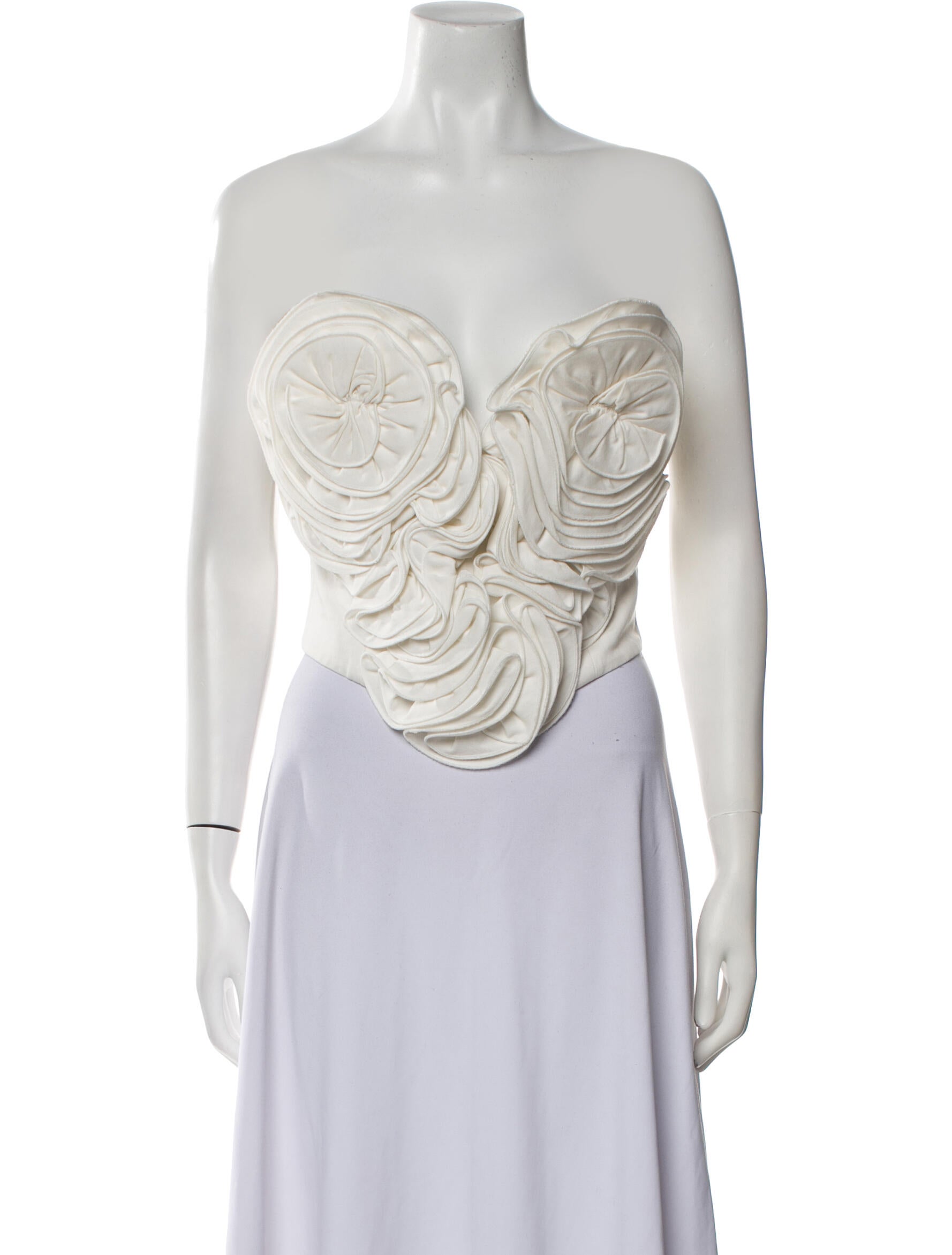 Mara Hoffman Strapless Crop Top