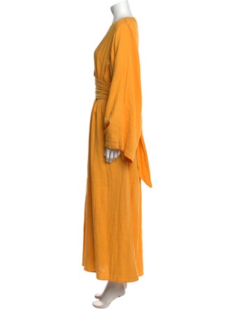 Mara Hoffman V-Neck Long Dress