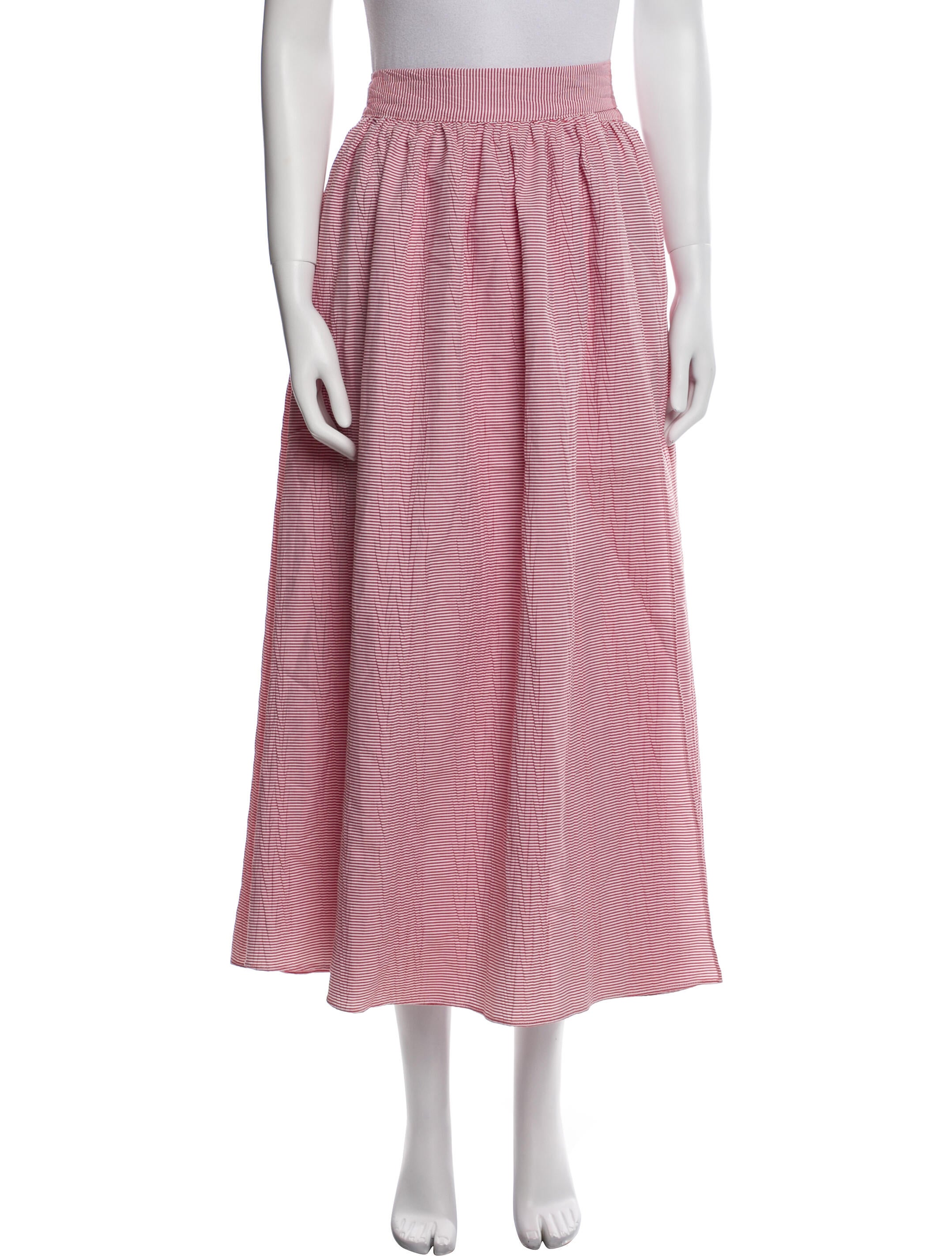 Mara Hoffman Striped Midi Length Skirt