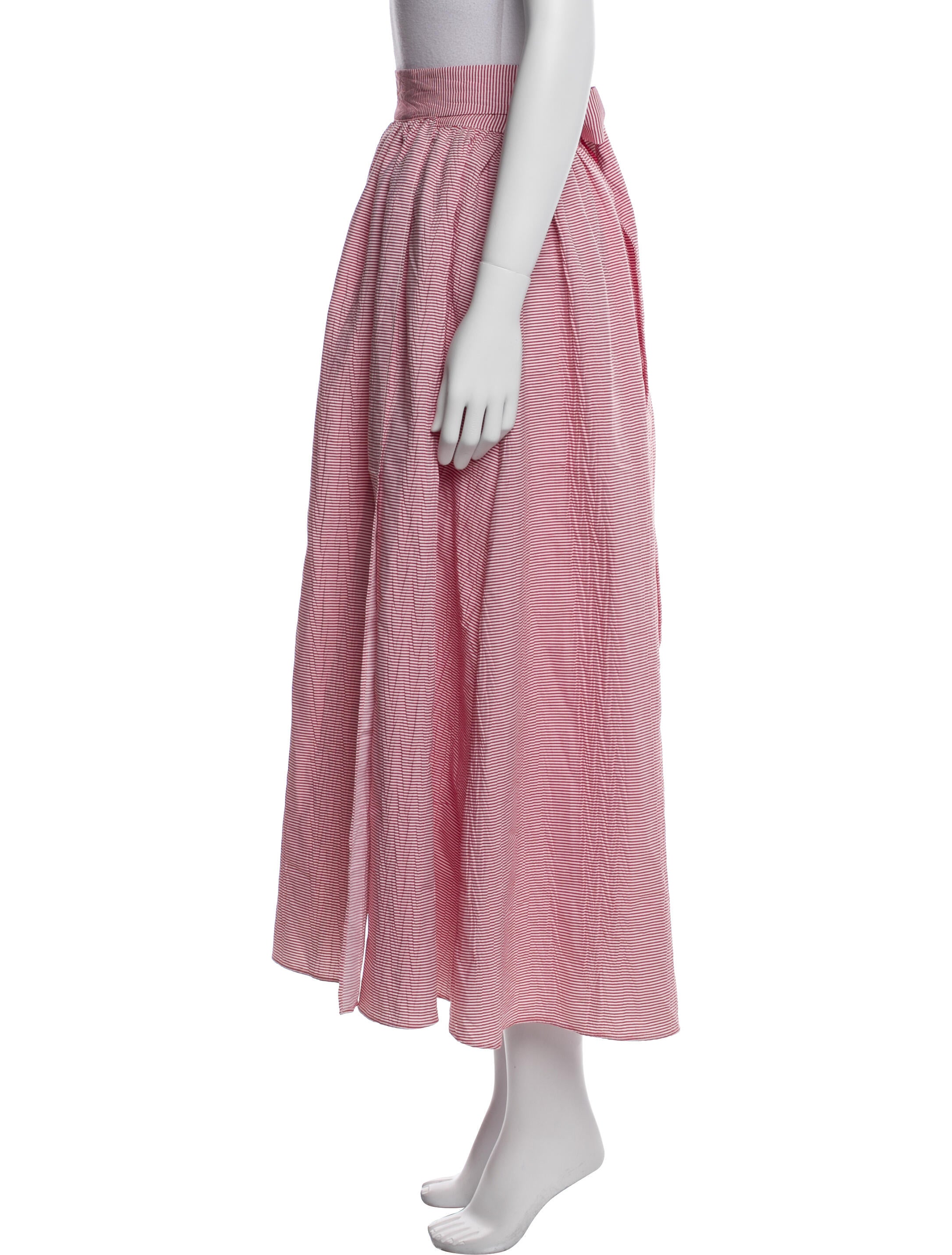 Mara Hoffman Striped Midi Length Skirt