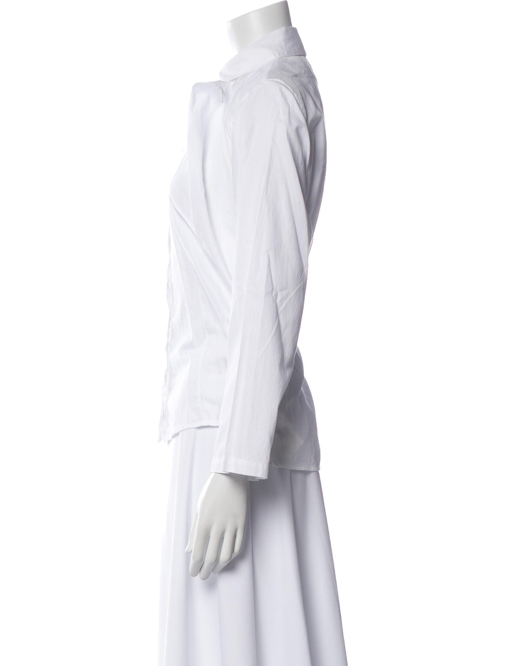 Mara Hoffman Three-Quarter Sleeve Button-Up Top