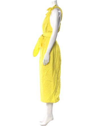 Mara Hoffman V-Neck Long Dress