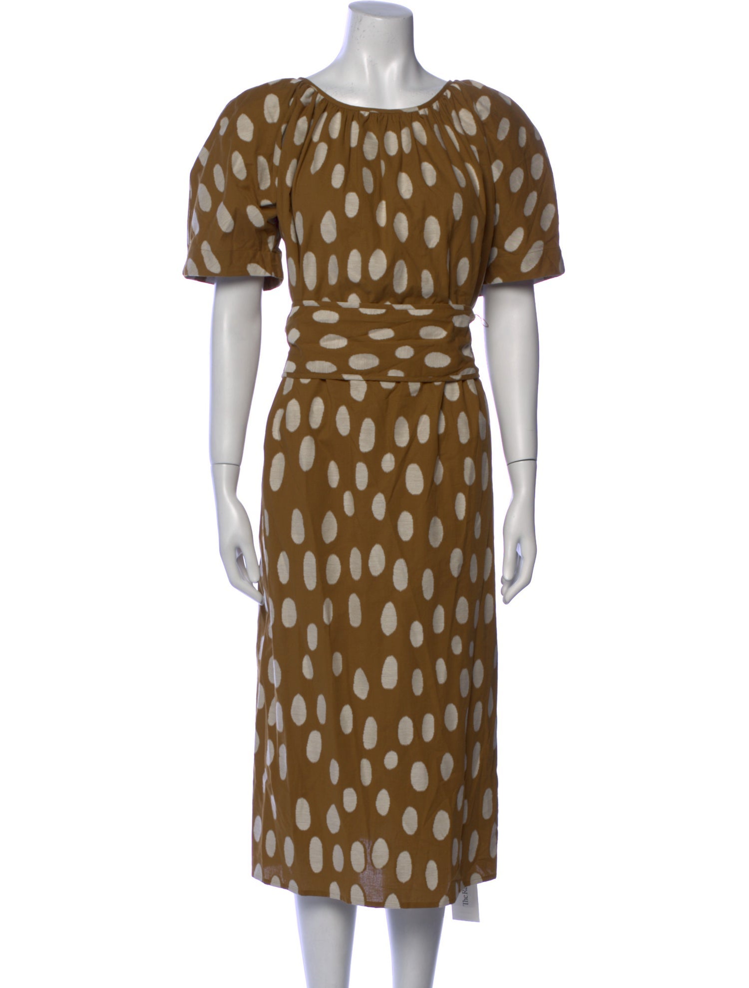 Mara Hoffman Polka Dot Print Midi Length Dress