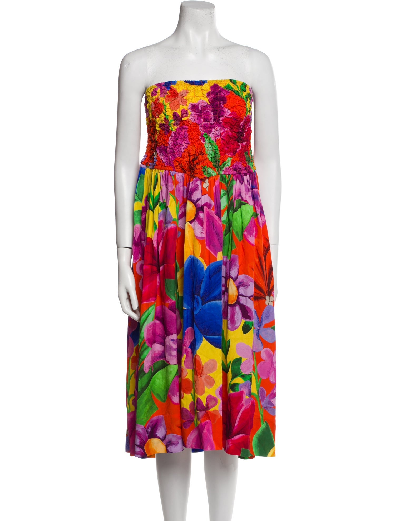 Mara Hoffman Floral Print Midi Length Skirt w/ Tags