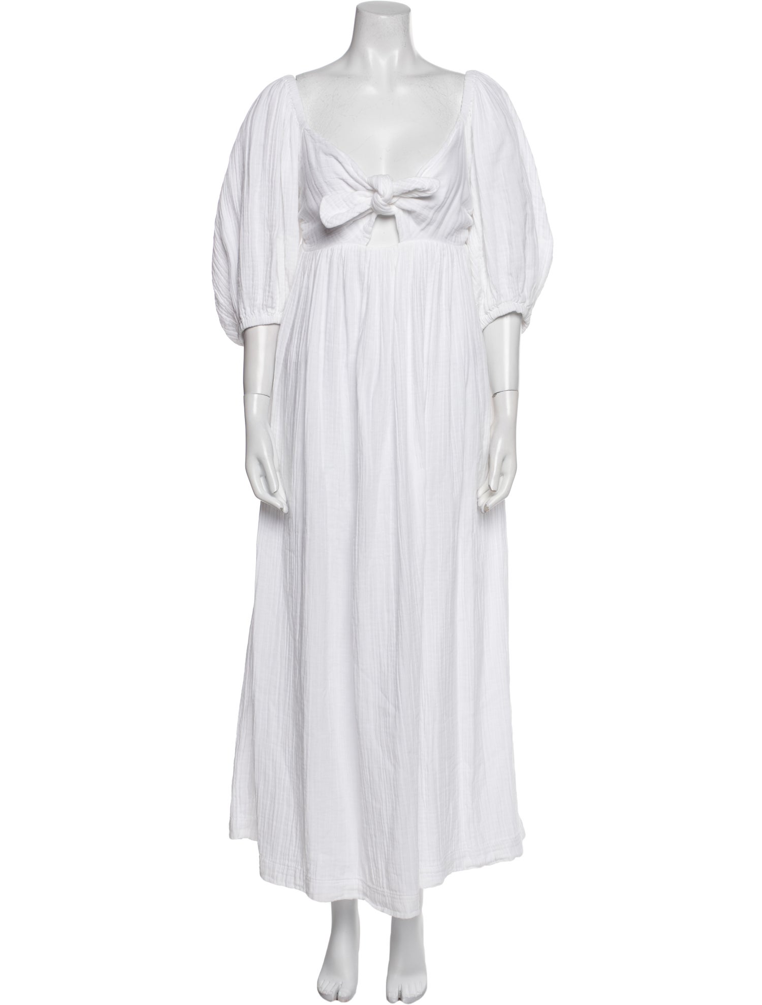 Mara Hoffman V-Neck Long Dress