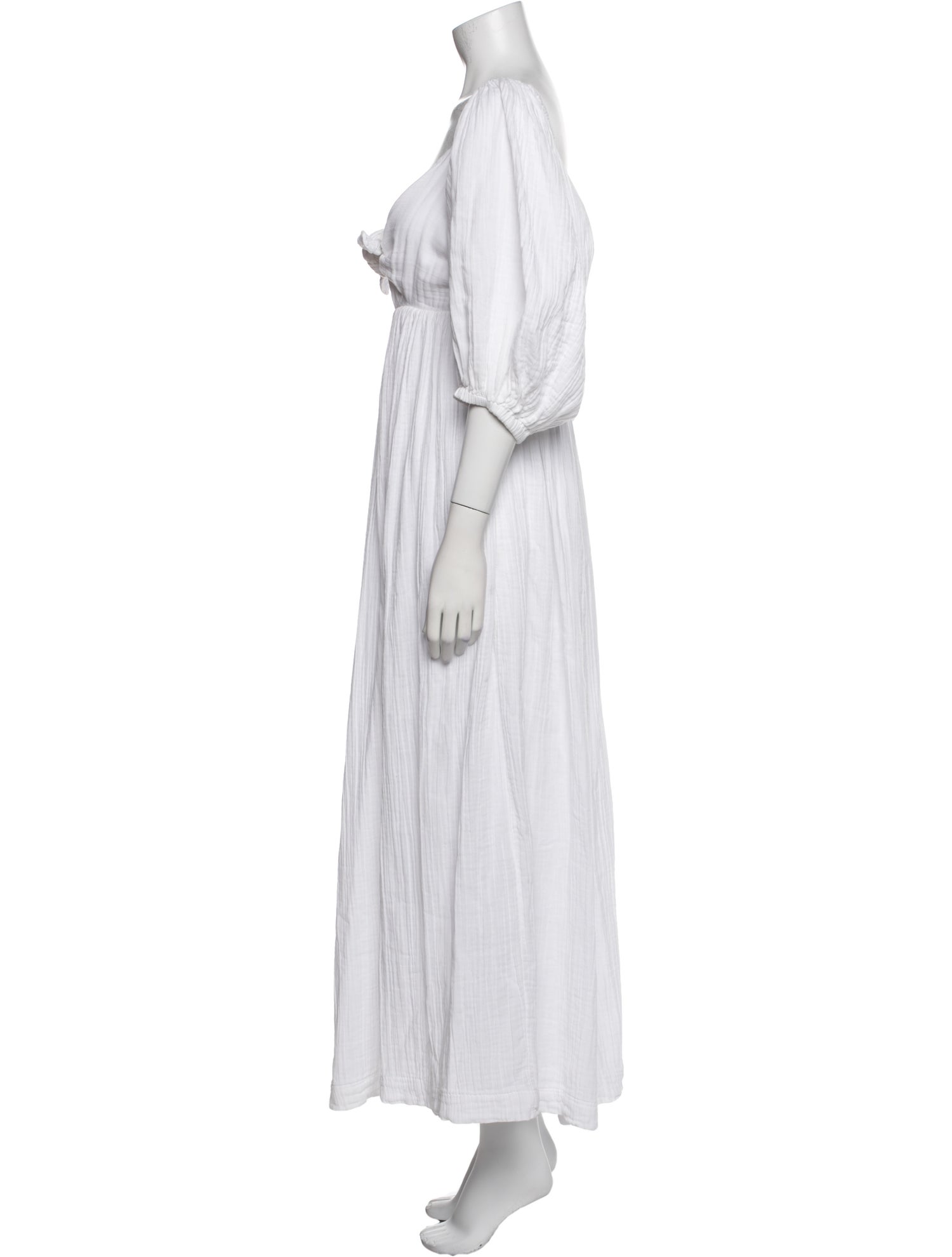 Mara Hoffman V-Neck Long Dress