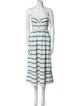 Mara Hoffman Striped Midi Length Dress