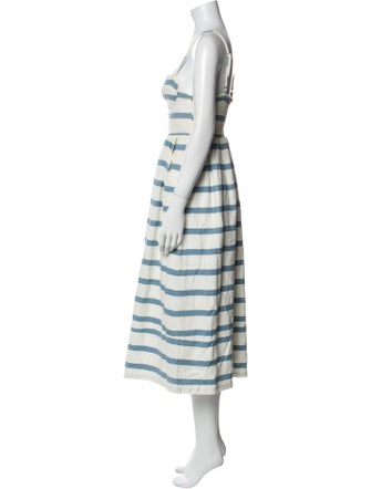 Mara Hoffman Striped Midi Length Dress
