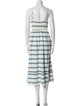 Mara Hoffman Striped Midi Length Dress