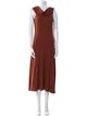 Mara Hoffman Cowl Neck Midi Length Dress
