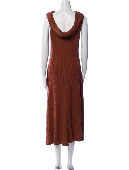 Mara Hoffman Cowl Neck Midi Length Dress