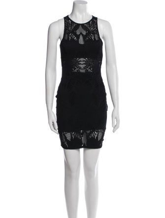 Mara Hoffman Lace Pattern Mini Dress