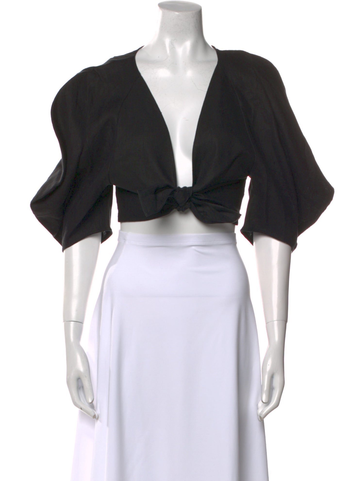 Mara Hoffman Hemp V-Neck Crop Top