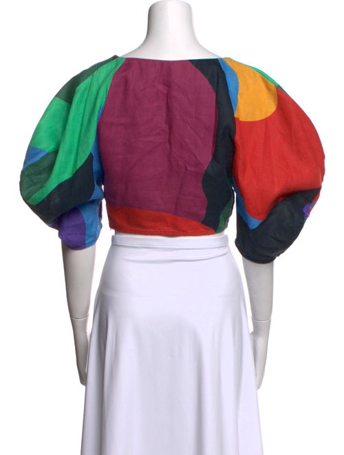 Mara Hoffman Hemp Printed Crop Top