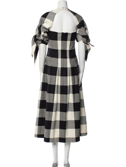 Mara Hoffman Plaid Print Long Dress
