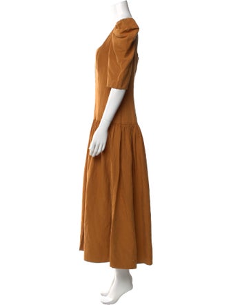 Mara Hoffman V-Neck Long Dress