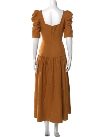 Mara Hoffman V-Neck Long Dress