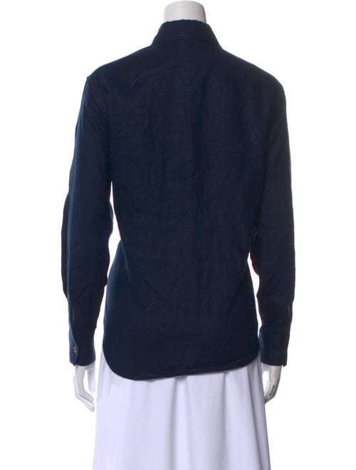 Mara Hoffman Hemp Long Sleeve Button-Up Top