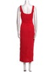 Mara Hoffman Square Neckline Midi Length Dress