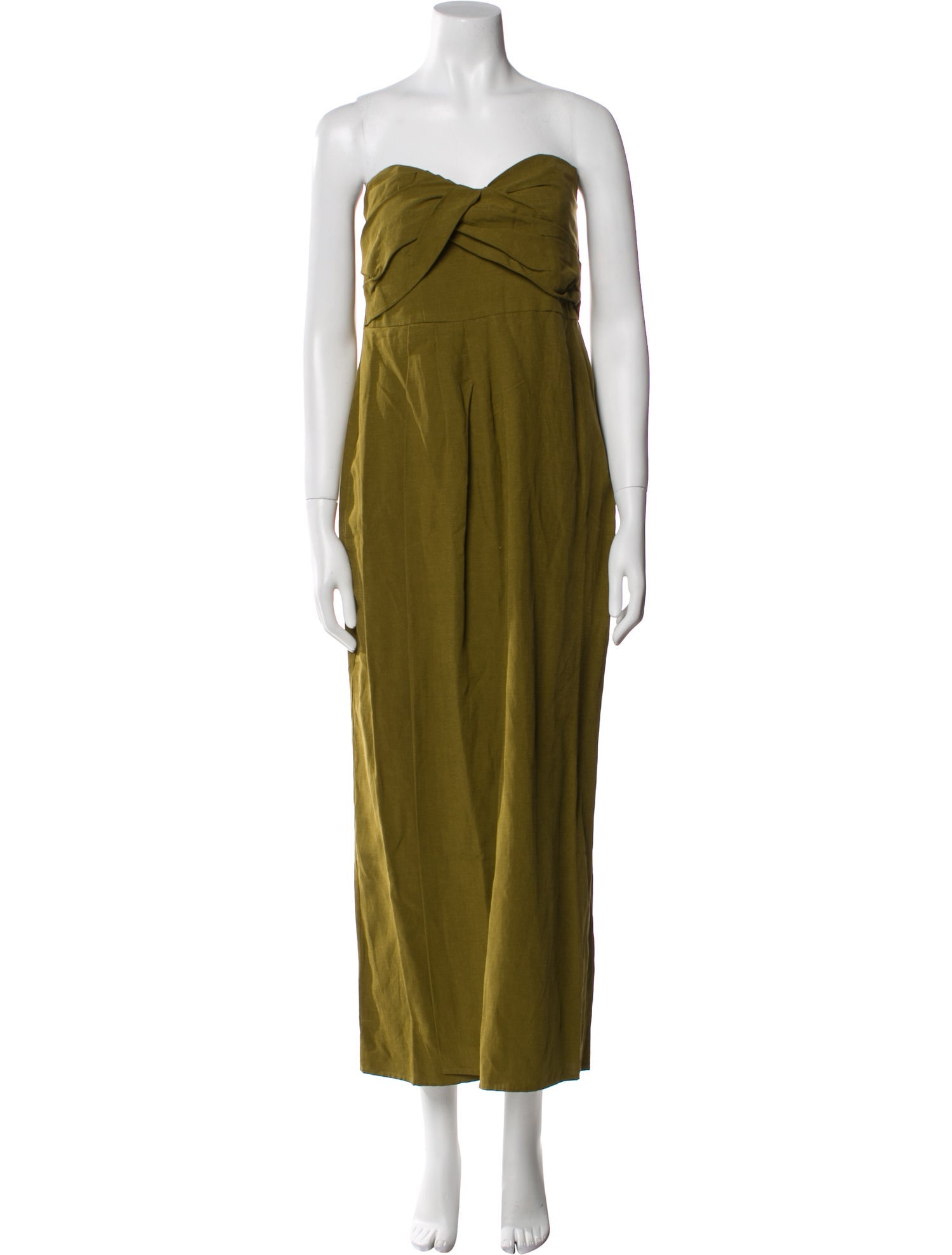 Mara Hoffman Strapless Midi Length Dress