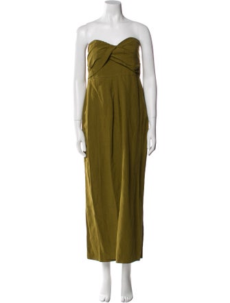 Mara Hoffman Strapless Midi Length Dress