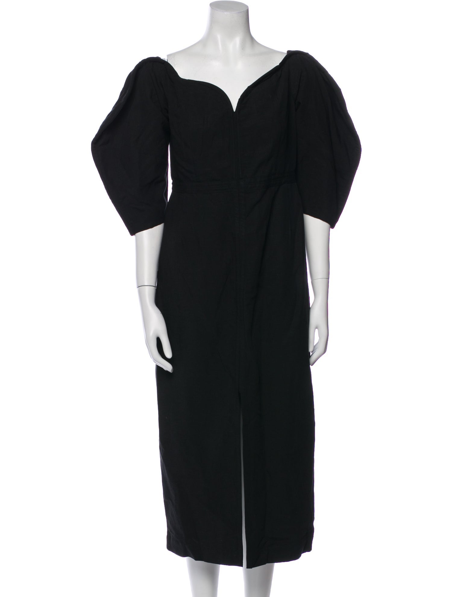 Mara Hoffman Cowl Neck Midi Length Dress