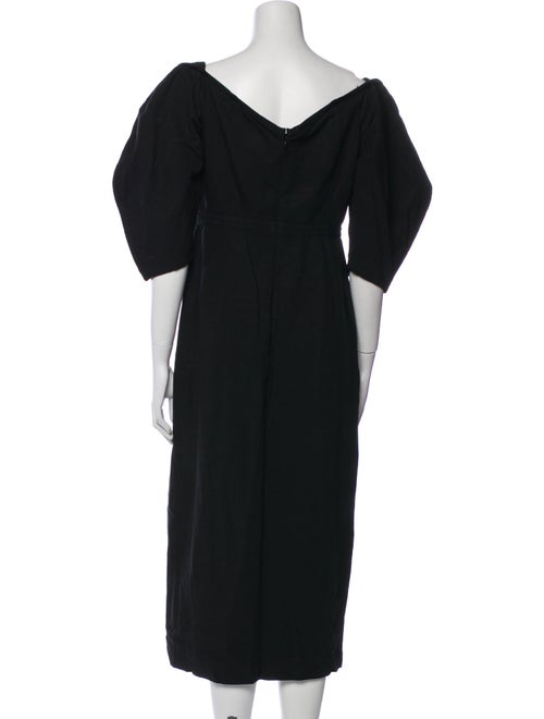 Mara Hoffman Cowl Neck Midi Length Dress