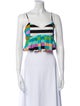 Mara Hoffman Striped Square Neckline Crop Top
